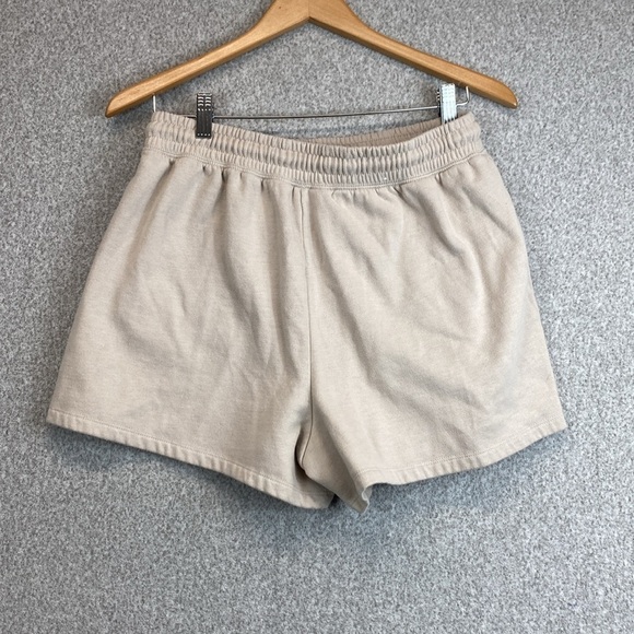 Aeropostale athletic shorts tan M drawstring comfy elastic baggy sweatshirt - Picture 7 of 10